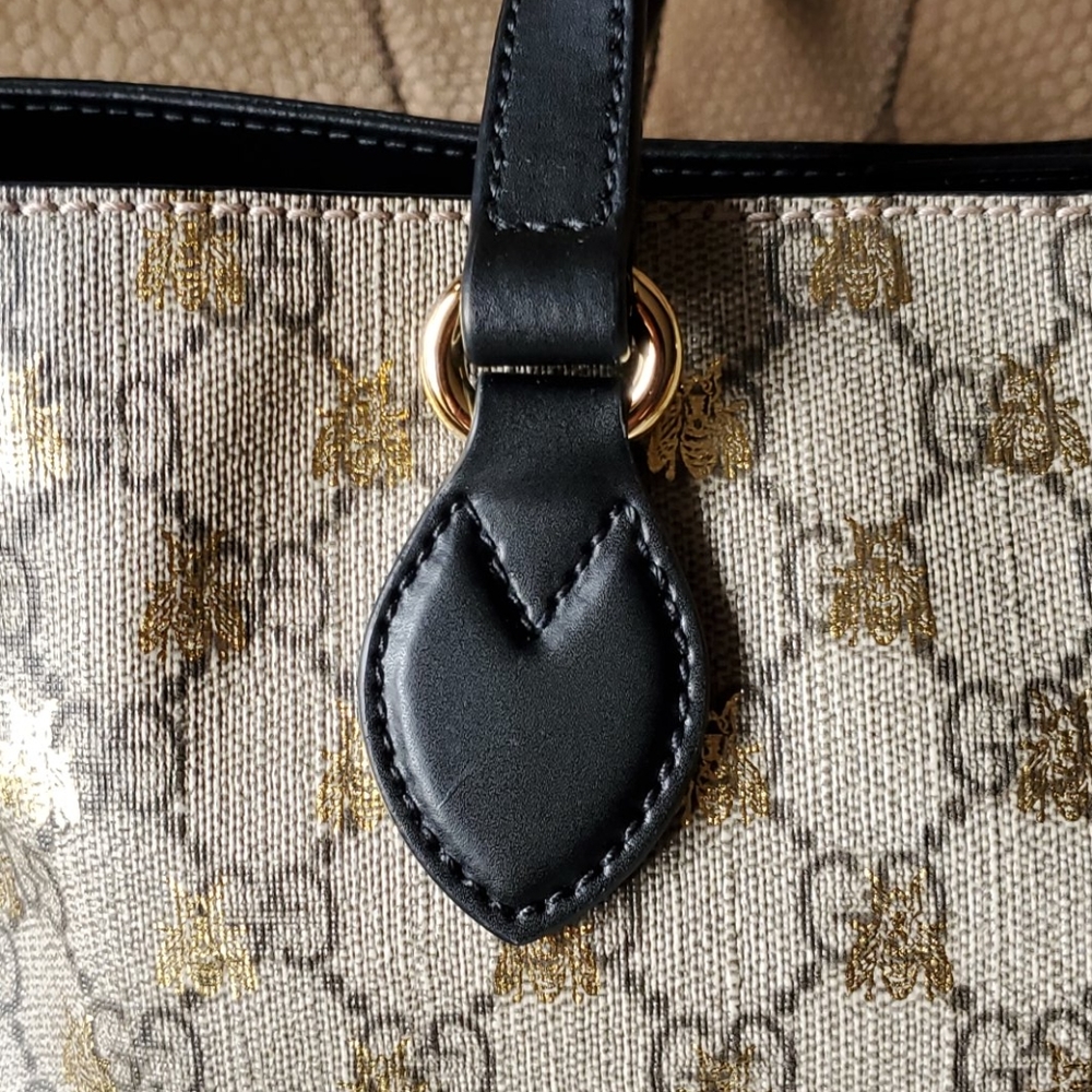 Gucci supreme bee small monogrammed tote - Picture 6 of 16